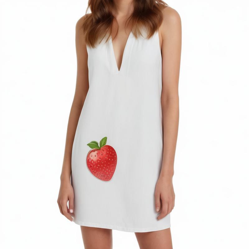 classic women's low-cut corset mini dresses