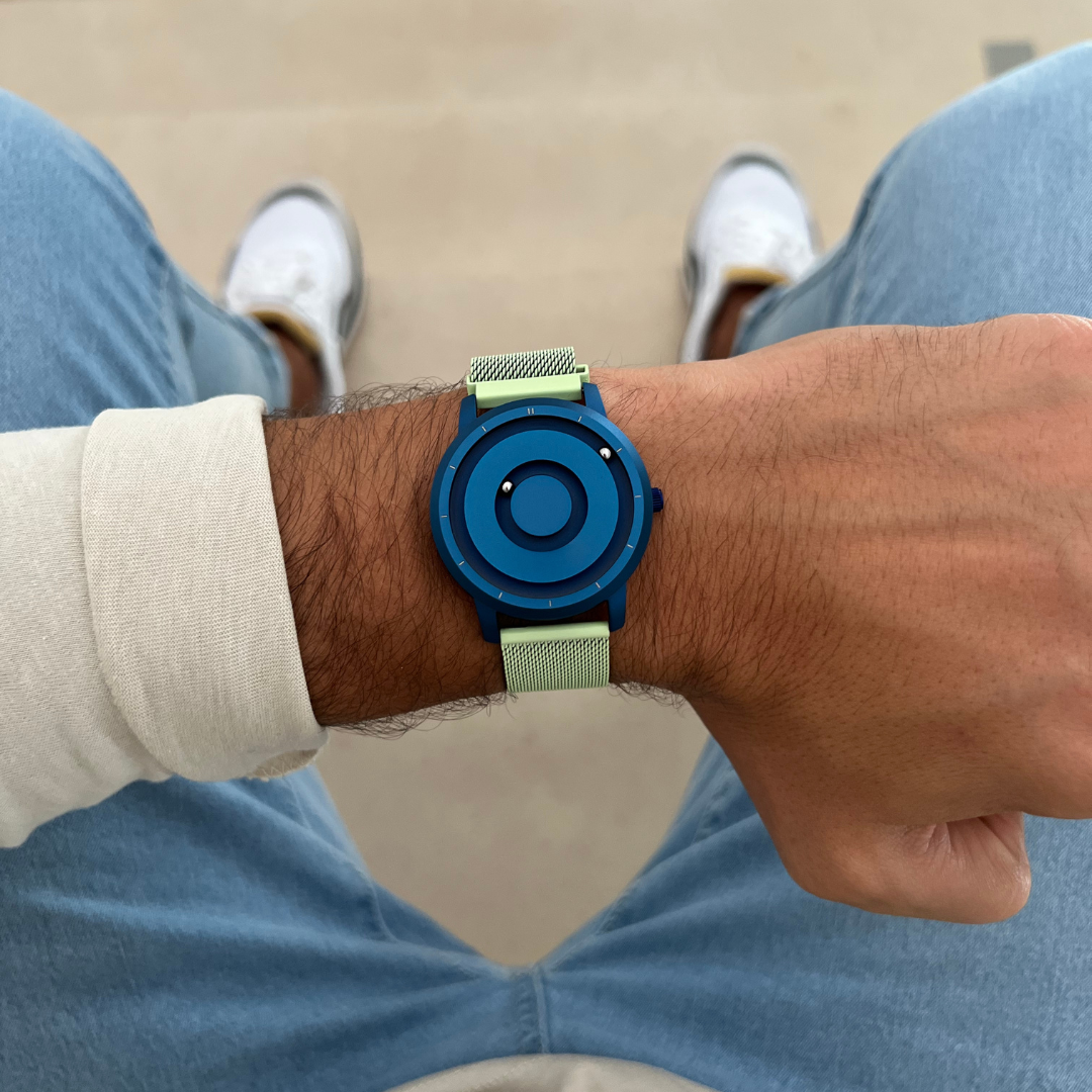 Jupiter Blue— mesh magnetic mint