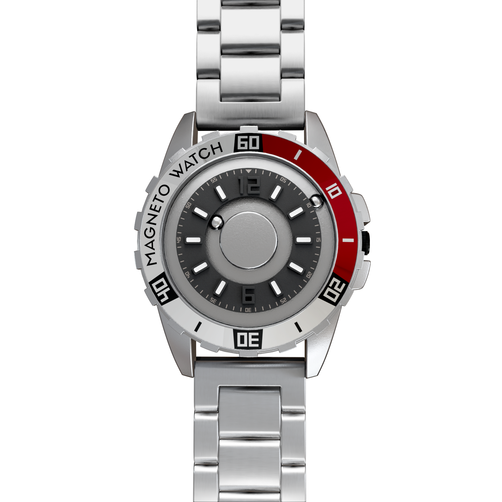 Uranus Red — steel silver