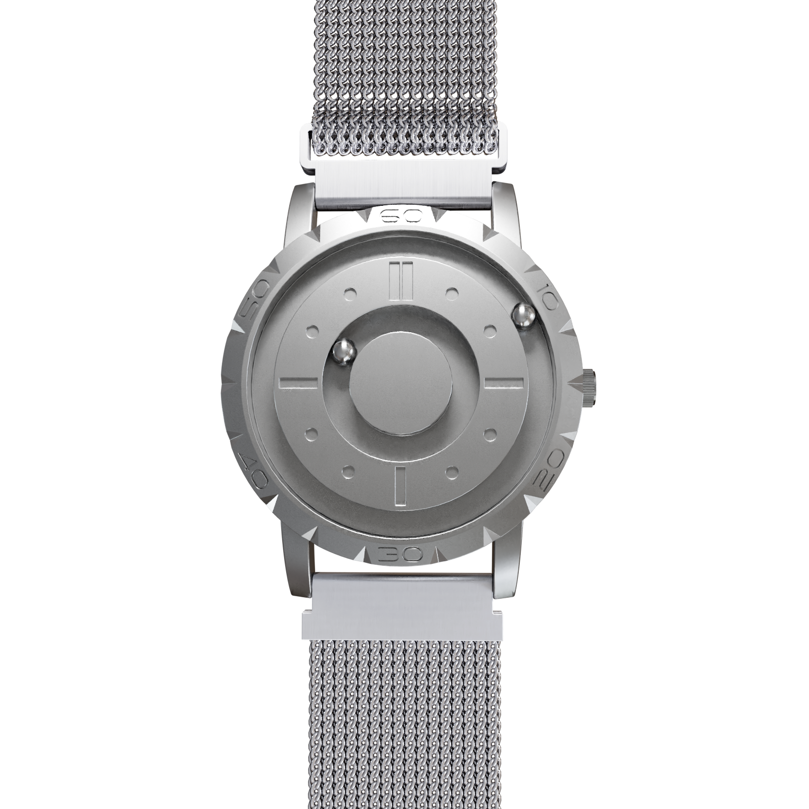 Komet Silver— mesh magnetic silver