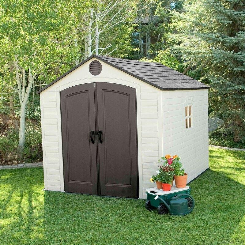 8 Ft. W x 10 Ft. D Plastic Traditional Storage Shed Lidl Online Shopping