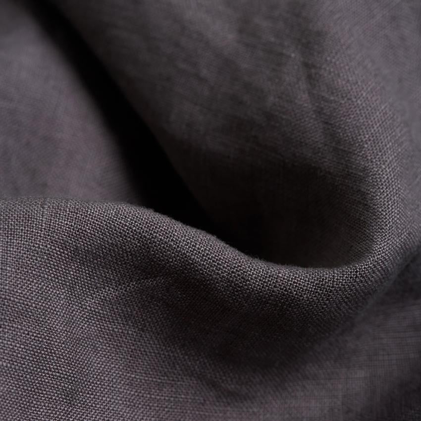Charcoal Grey 100% Linen Pillowcases (Pair)
