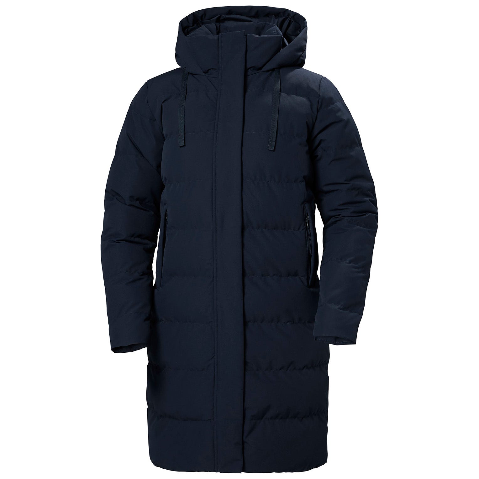 W MONO MATERIAL PUFFY PARKA