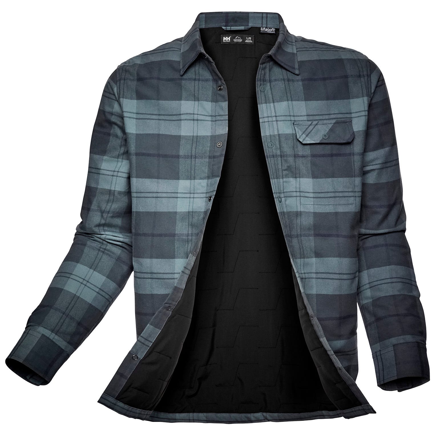 LIFALOFT INSULATED FLANNEL SHIRT JACKET