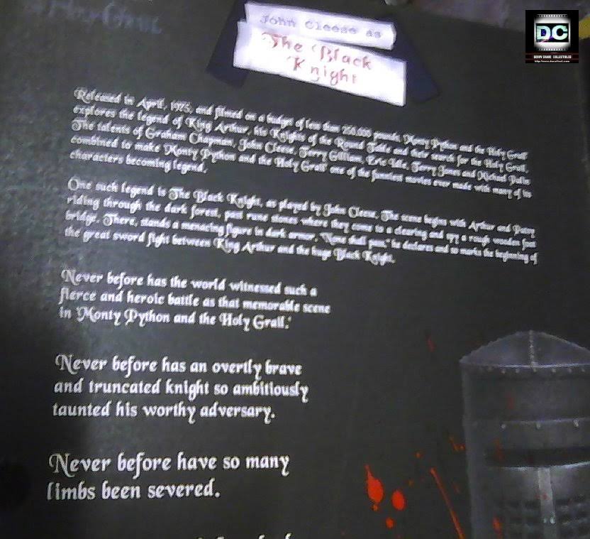 Monty Python John Cleese as The Black Knight 12 inch and The Holy Grail ...