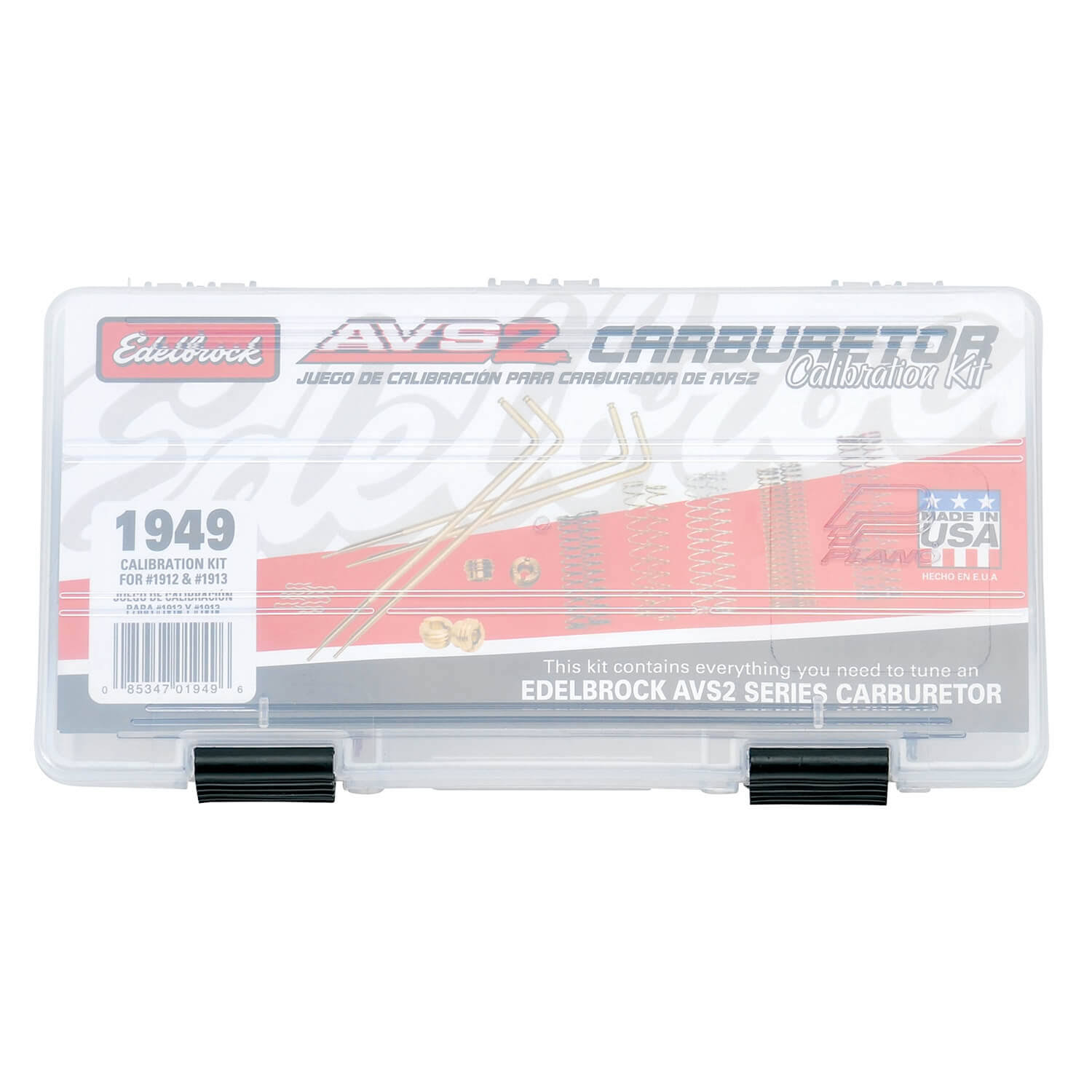 thumbnail image 2 of Edelbrock 1948 AVS2 Series Carburetor Tuning Calibration Kit - Jets & Rods 2 of 5