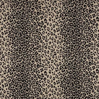 Schumacher Classics Iconic Leopard Fabric Ebony/Natural - Ritoyou