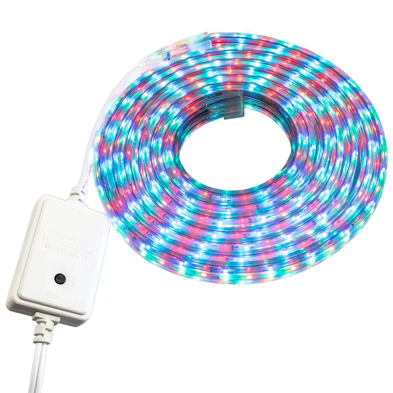 RGB Color Changing SMD LED Rope Light - 120 Volt - Custom Cut - Ritoyou