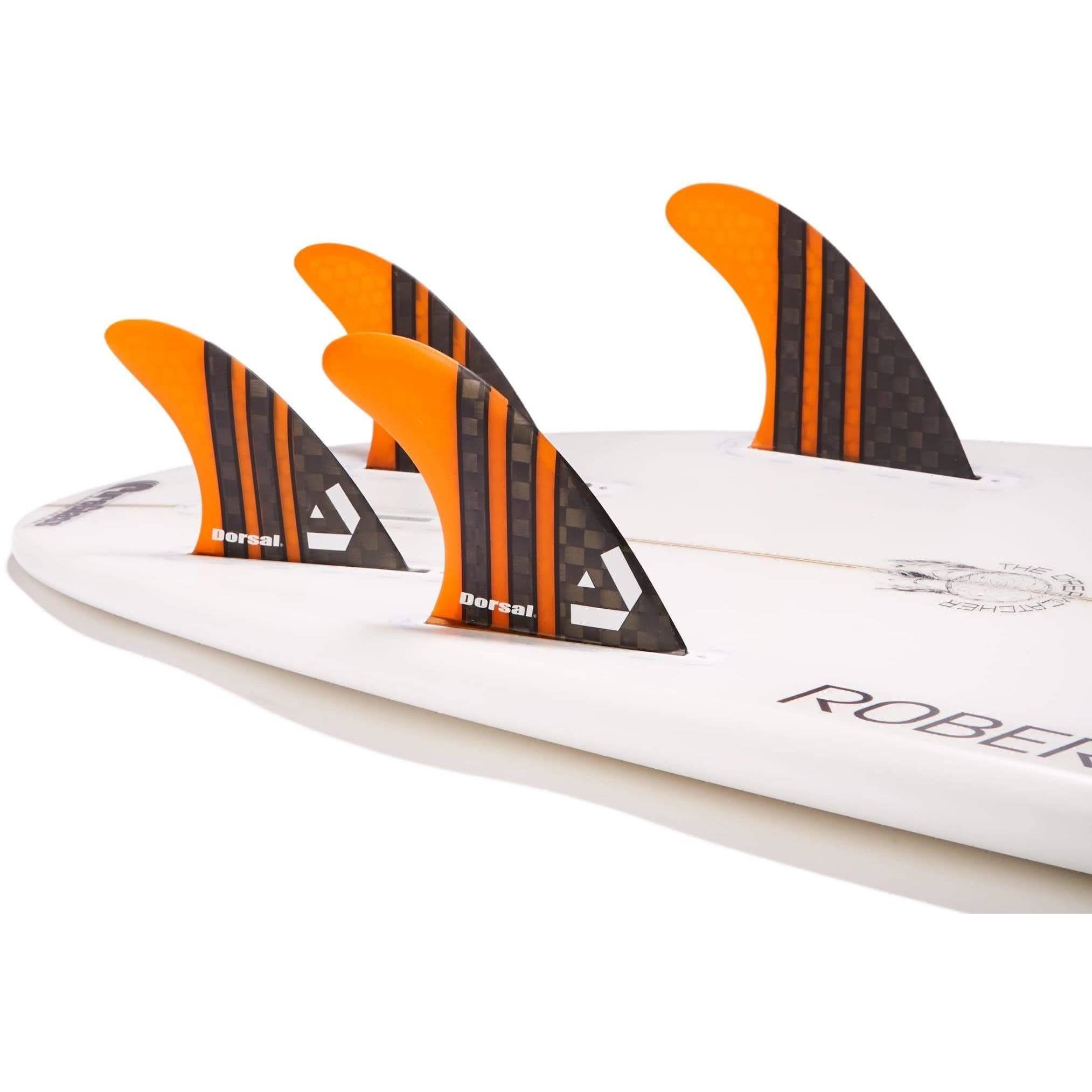 DORSAL Surfboard Fins Quad Set – Futures Kompatibel, FlexCore Technologie, Ideal Für Shortboards & Fish