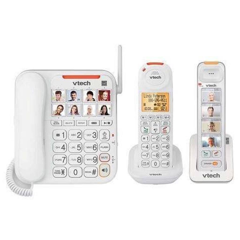 Vtech SN5147 Plus 1-SN5307 Amplified Corded-Cordless Phones - Ritoyou