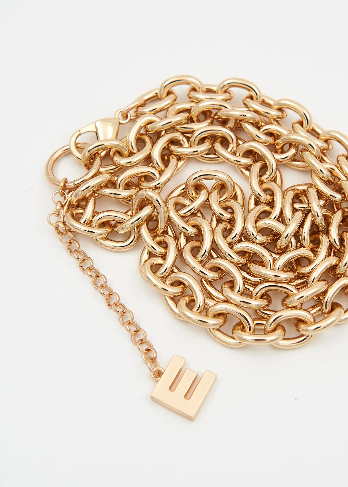Gold-tone chain necklace