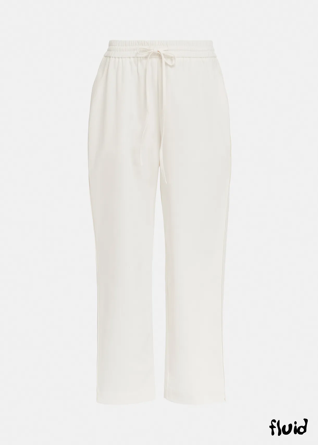 Off-white tapered-leg pants