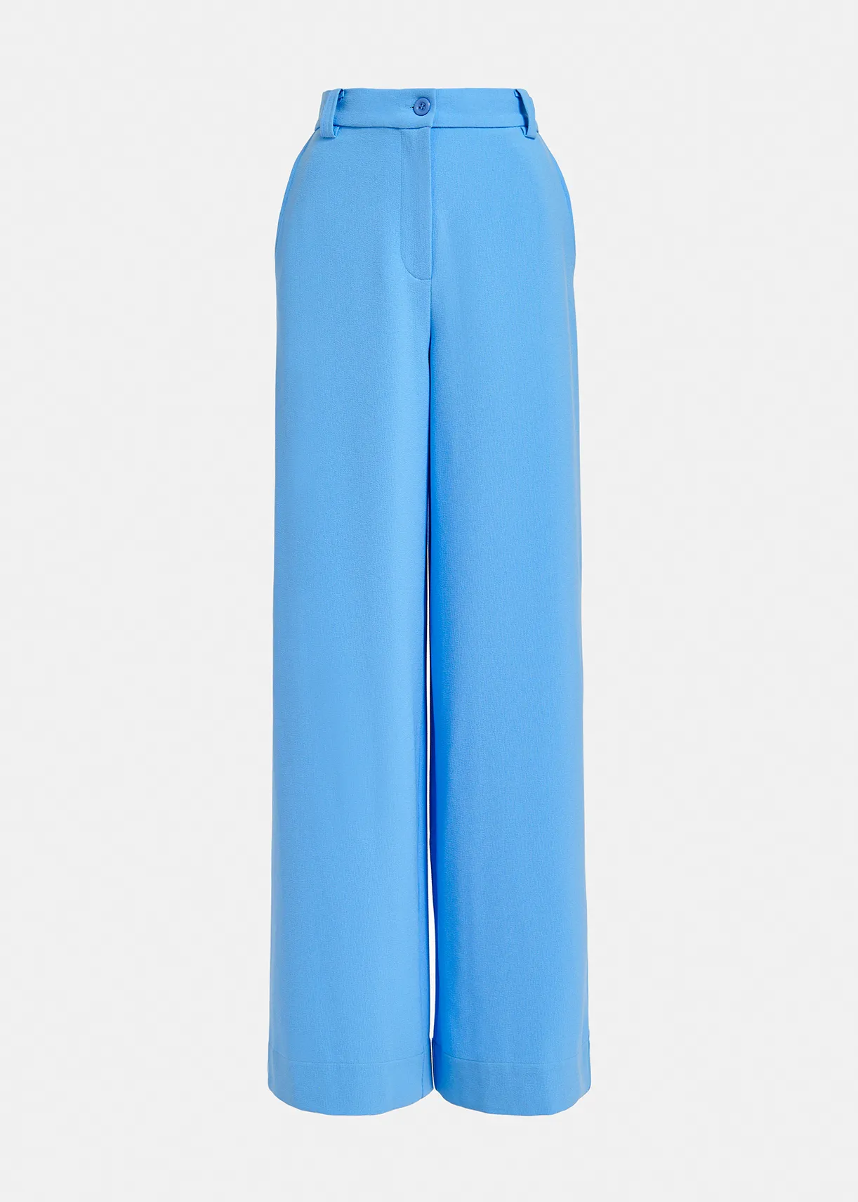 Blue wide-leg pants