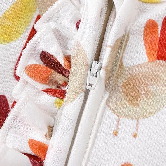 Zdluxco Halloween Newborn Baby Girl Clothes Infant Long Sleeve Romper Jumpsuit Bodysuit Christmas Outfits