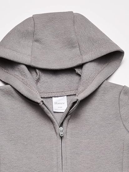 Zdluxco Hanes, Zippin Soft 4-way Stretch Fleece Hoodie, Babies and Toddlers