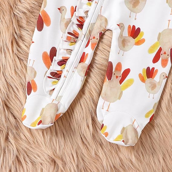 Zdluxco Halloween Newborn Baby Girl Clothes Infant Long Sleeve Romper Jumpsuit Bodysuit Christmas Outfits