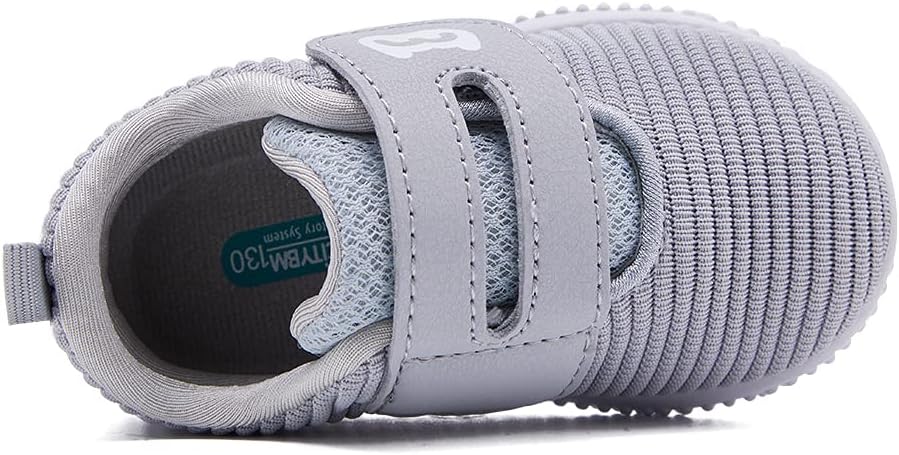 Zdluxco BMCiTYBM Baby Shoes Boy Girl Infant Sneakers Non-Slip First Walkers 6 9 12 18 24 Months