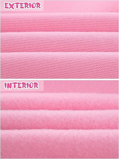 Zdluxco Cooraby 3 Pieces Baby and Toddler Girls Fleece Full-Zip Hoodies Lightweight Jacket with Pockets Winter Coat for Baby Girls