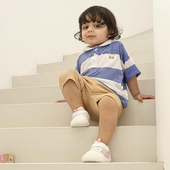 Zdluxco Baby Shoes Boys Girls First Walkers Cute Animals Toddler Sneakers Prewalkers Rubber Sole