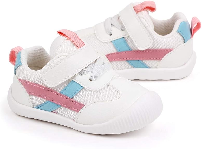 Zdluxco Baby Shoes Boys Girls First Walkers Cute Animals Toddler Sneakers Prewalkers Rubber Sole