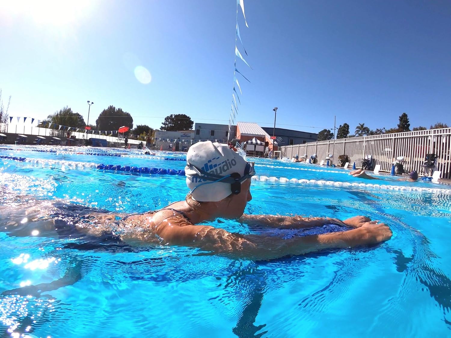 H2O Audio Sonar Underwater Waterproof Headphones with MP3 and Bluetooth for Swimmers