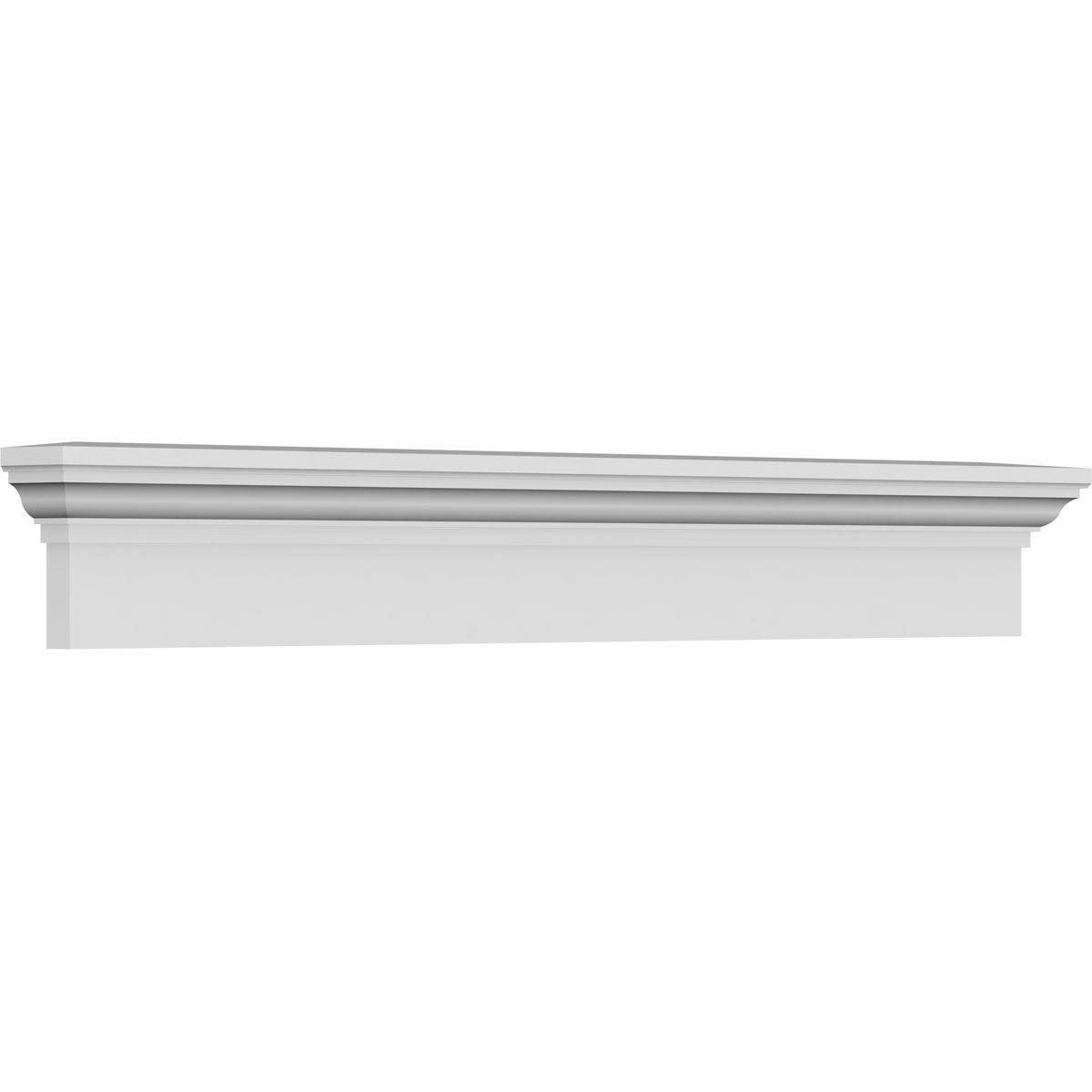 Ekena Millwork CRH06X73 73x22 Bottom Width x 76 1/2x22 Top Width x 6x22H x 1x22P Traditional Crosshead
