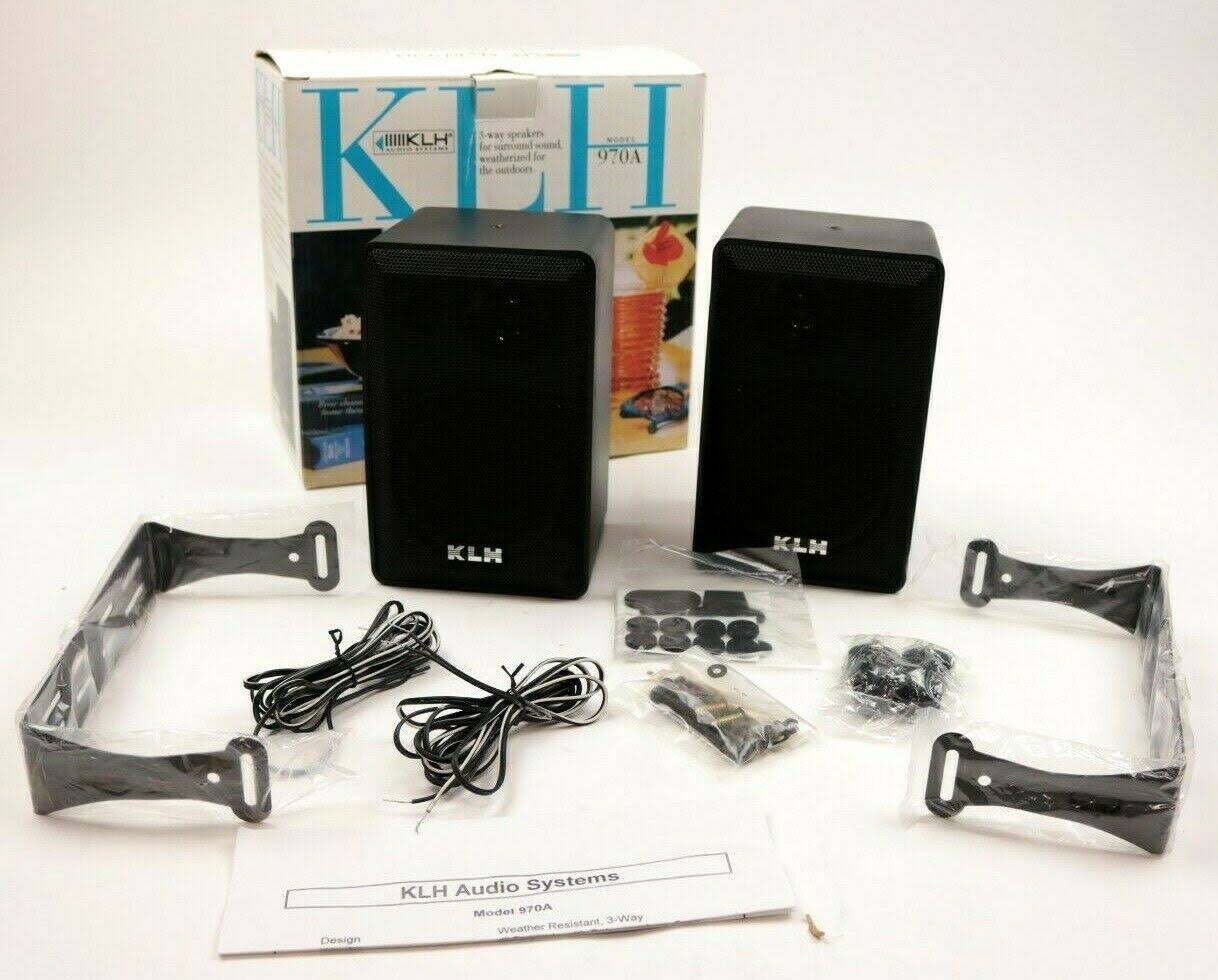 KLH 970A 3-way Outdoor Speakers - Black