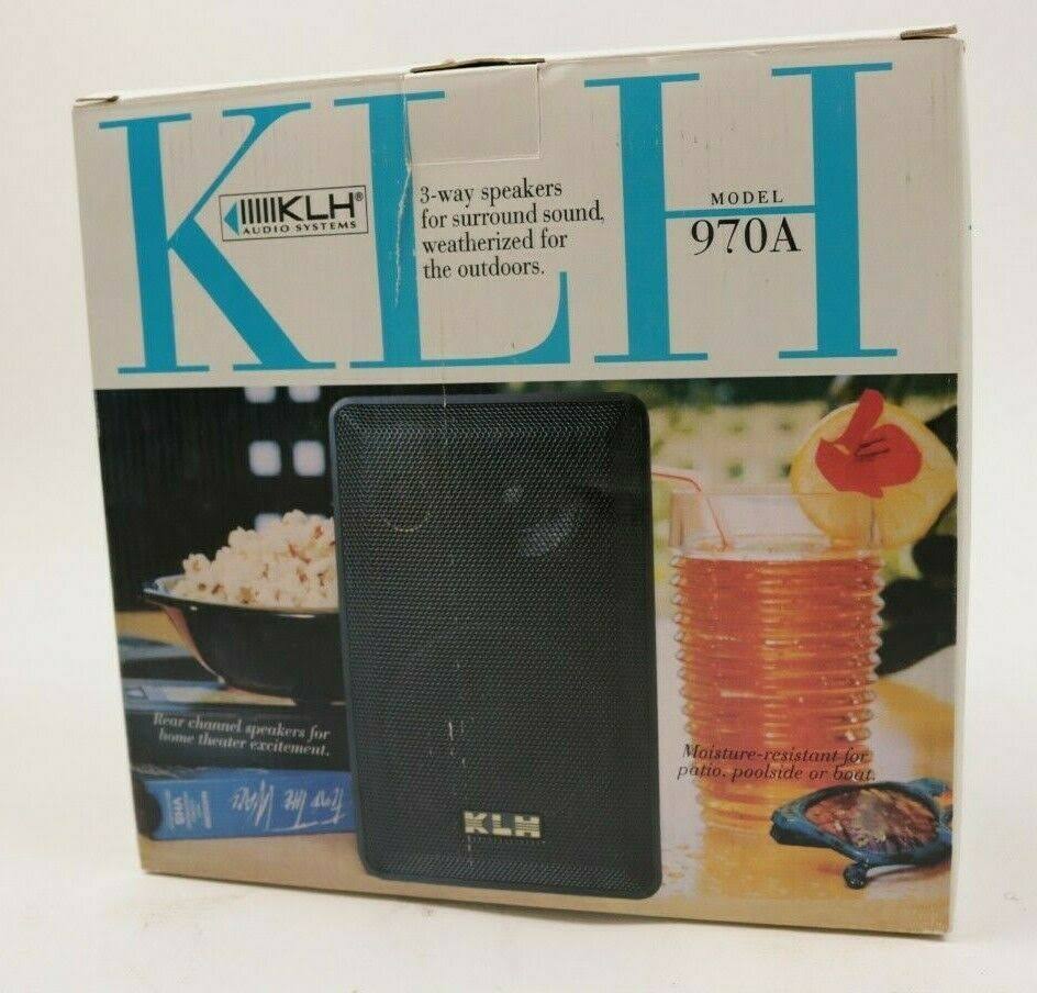 KLH 970A 3-way Outdoor Speakers - Black