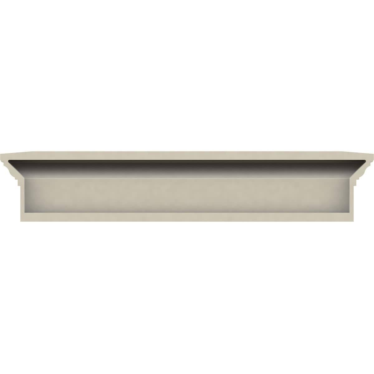 Ekena Millwork CRH06X73 73x22 Bottom Width x 76 1/2x22 Top Width x 6x22H x 1x22P Traditional Crosshead