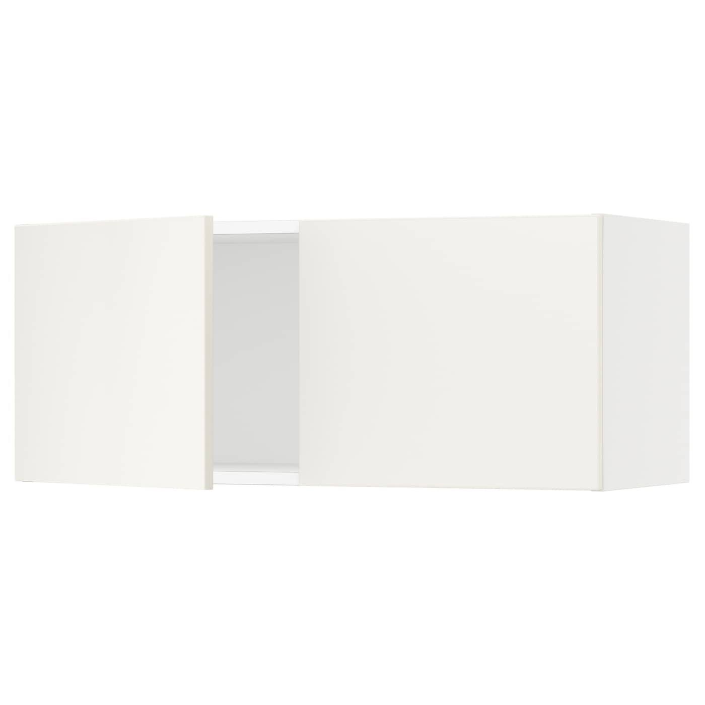 IKEA - SEKTION Wall Cabinet with 2 Doors, white/Veddinge White, 36x15x15 59338622