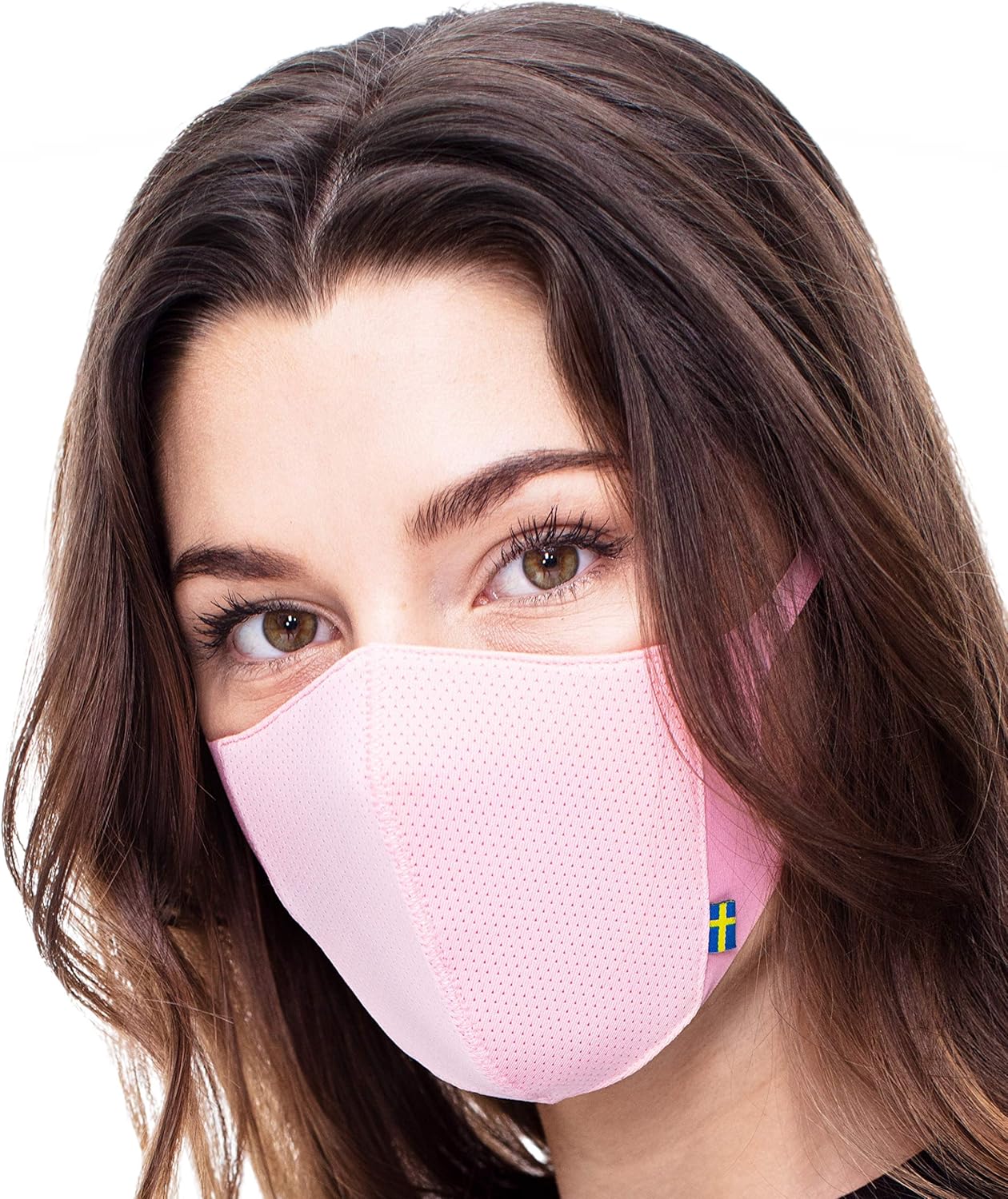 AIRINUM Lite Air Mask, Reusable Face Mask with 5-Layer Filter for Men, Women and Kids | Fashion Cover Washable Cloth Face Mask with 2 Filters (S, Aurora Blue)