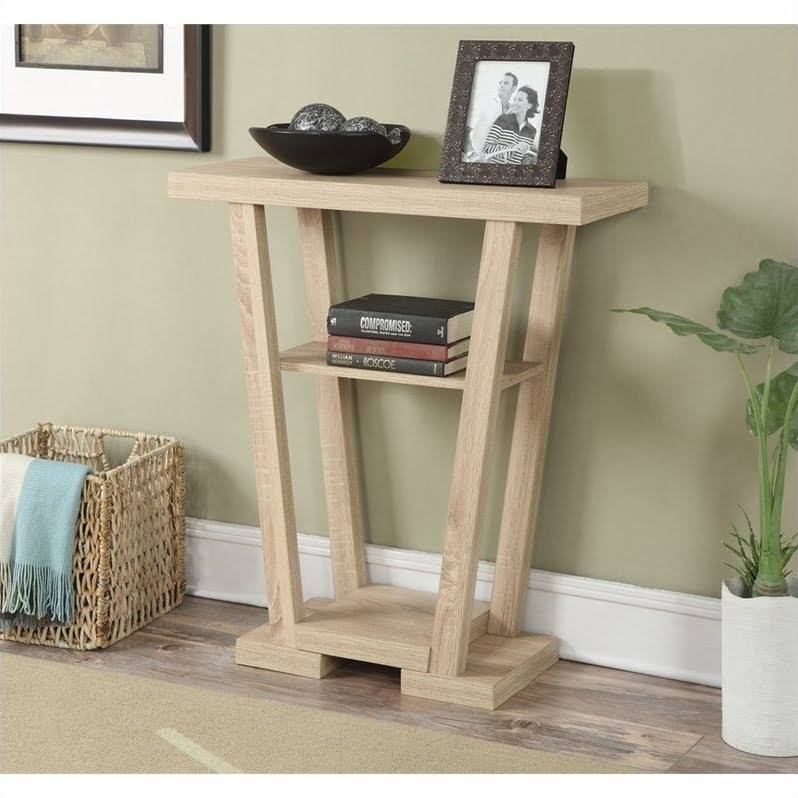 Pemberly Row V Console - Weathered White