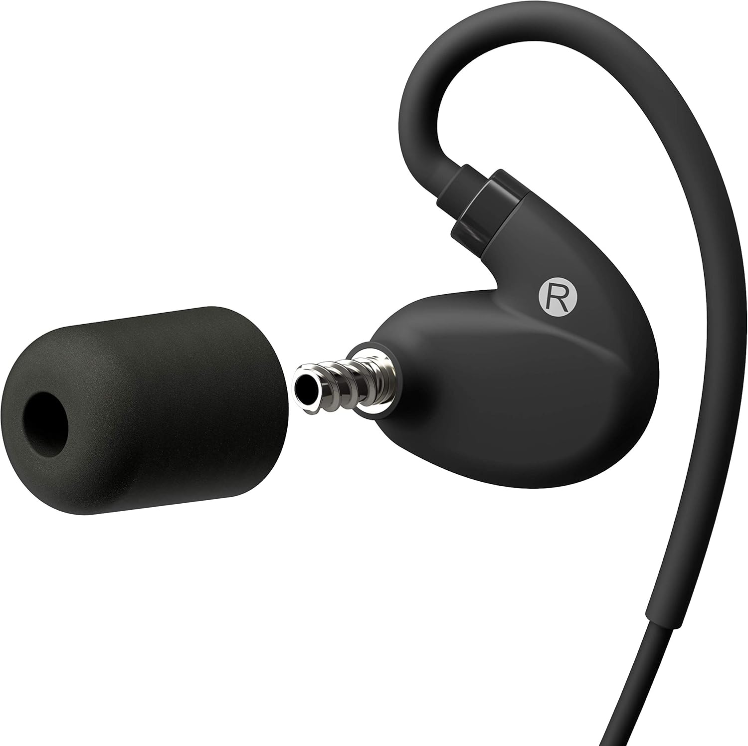 ISOtunes PRO 2.0 Bluetooth Earplug Headphones, 27 dB Noise Reduction Rating, 16+ Hour Battery, IP67 Durability, Noise Cancelling Mic, OSHA Compliant Professional Hearing Protector (Matte Black)