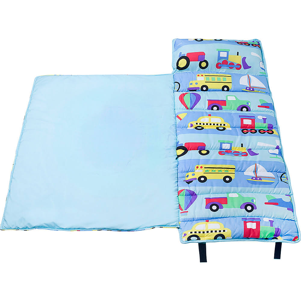 Wildkin Microfiber Nap Mat, Trains Planes u0026 Trucks