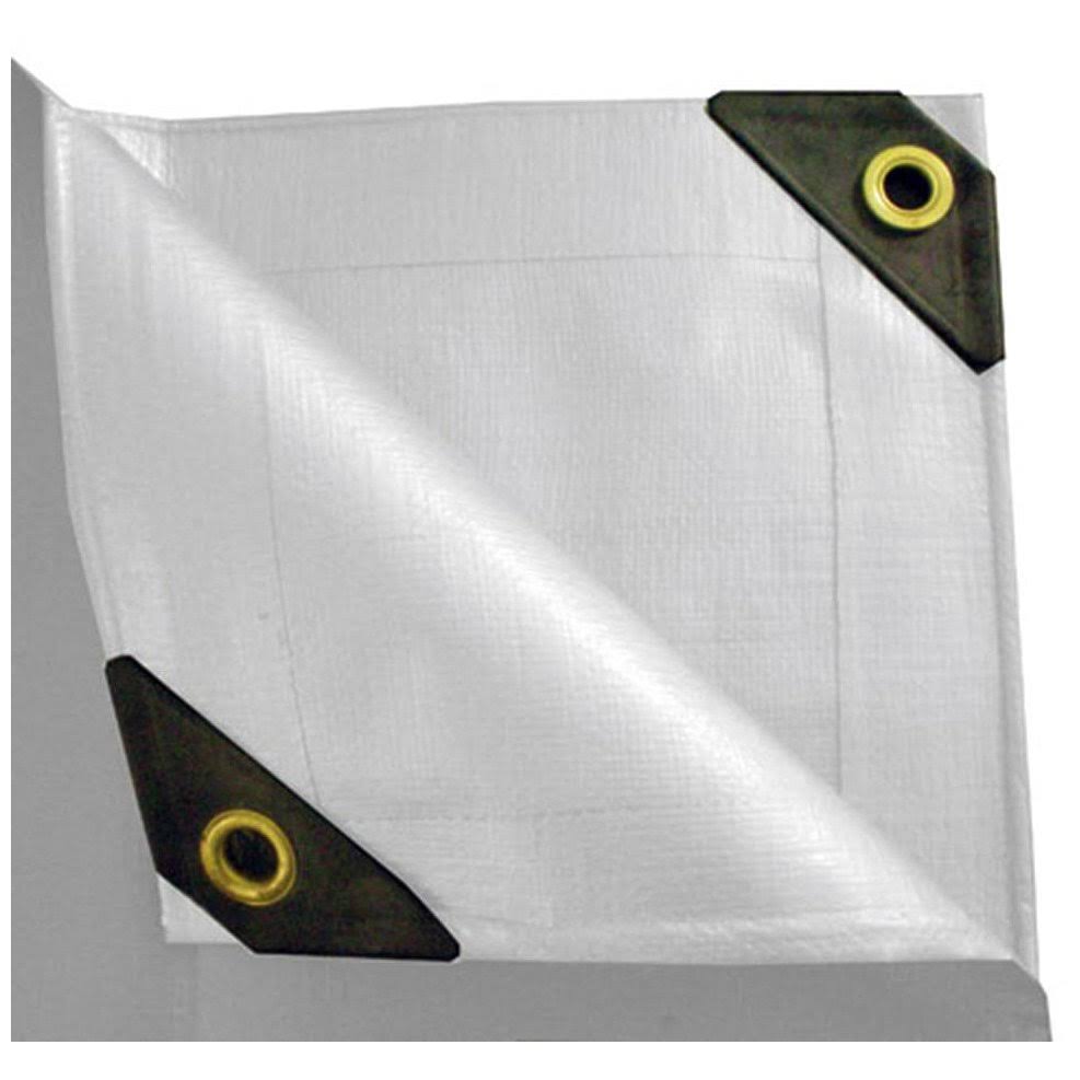 UST Inc. 14 x 20 Heavy Duty Canopy Tarp - White