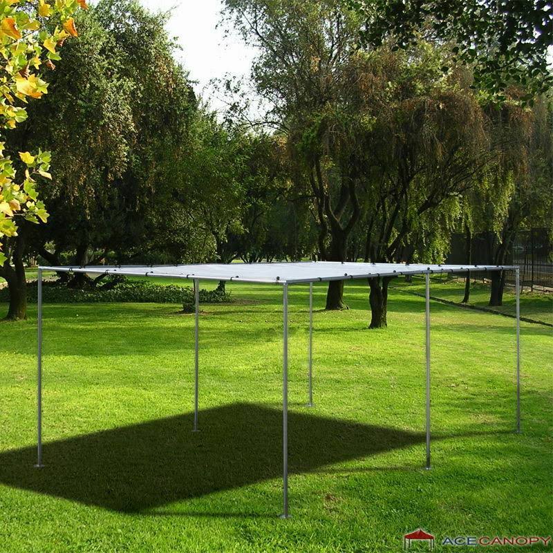 UST Inc. 14 x 20 Heavy Duty Canopy Tarp - White