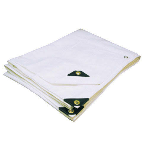UST Inc. 14 x 20 Heavy Duty Canopy Tarp - White