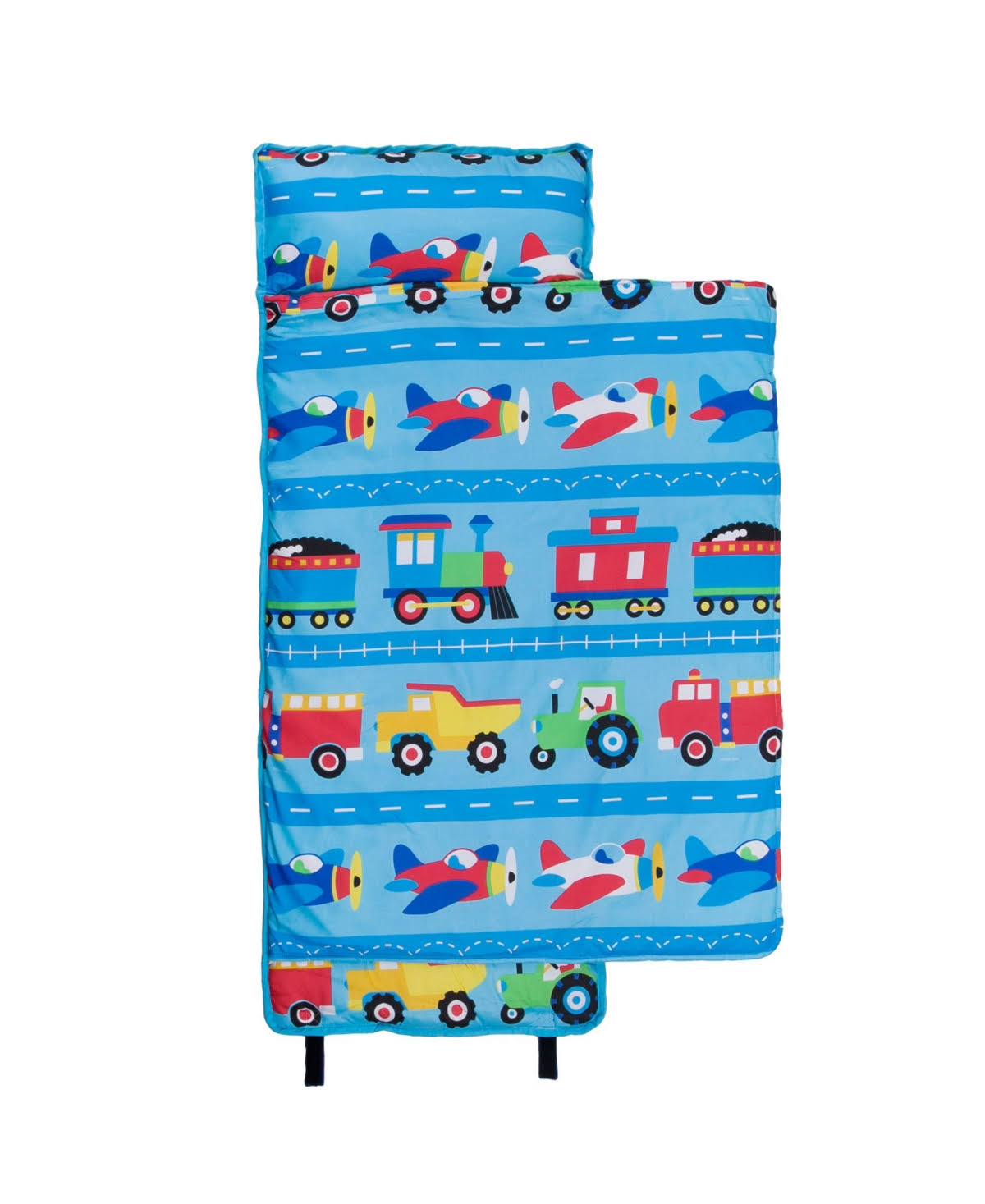 Wildkin Microfiber Nap Mat, Trains Planes u0026 Trucks