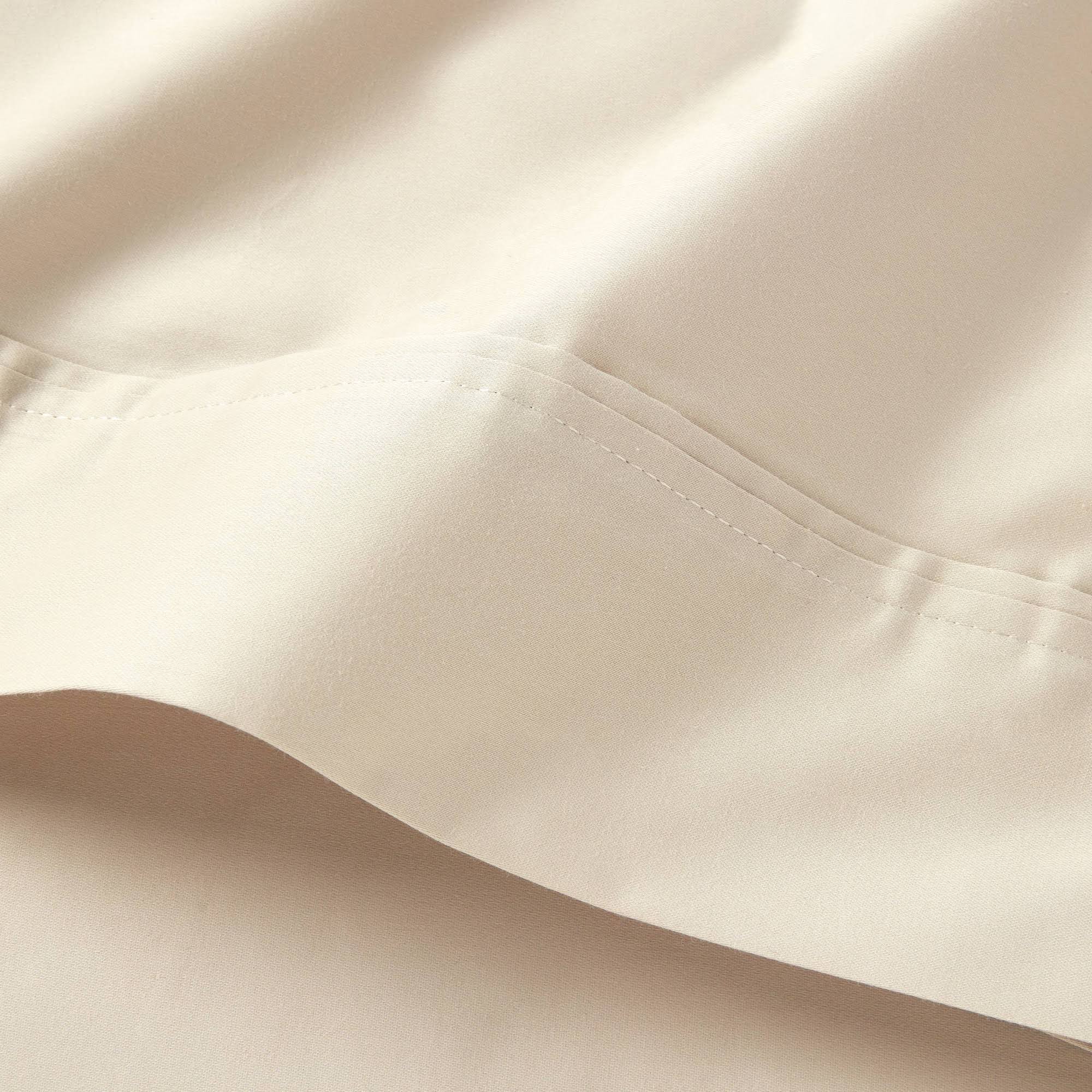 King 400 Thread Count Solid Performance Sheet Set True Khaki - Threshold