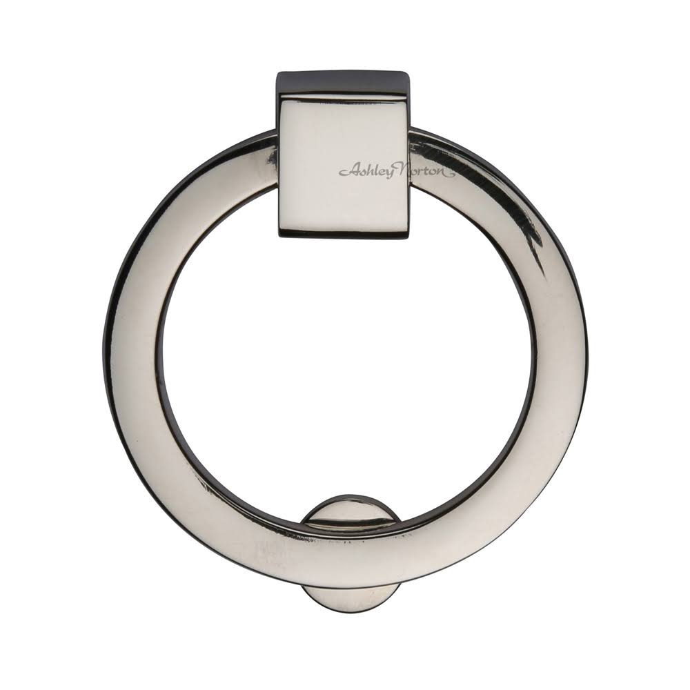 2-1/2x22 Ashley Norton Large Round Cabinet Drop Pull, Polished Nickel Brass/Nickel by Rockler