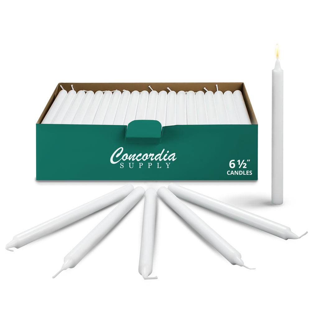 Candlelight Service Vigil Candles 6.5x22 x 1/2x22 - Box of 250