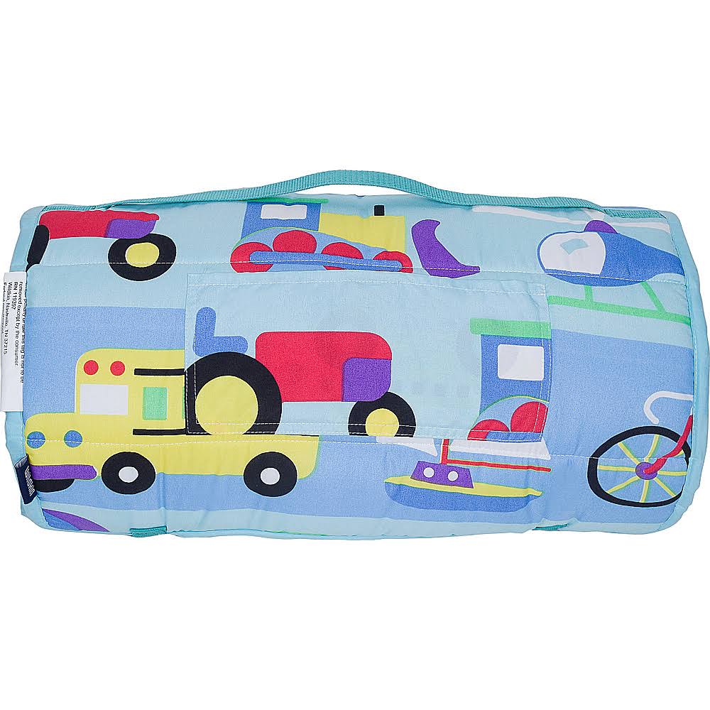 Wildkin Microfiber Nap Mat, Trains Planes u0026 Trucks