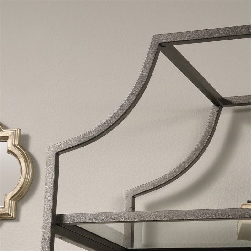 Home Square 2 Piece Bookcase Set in Bronze