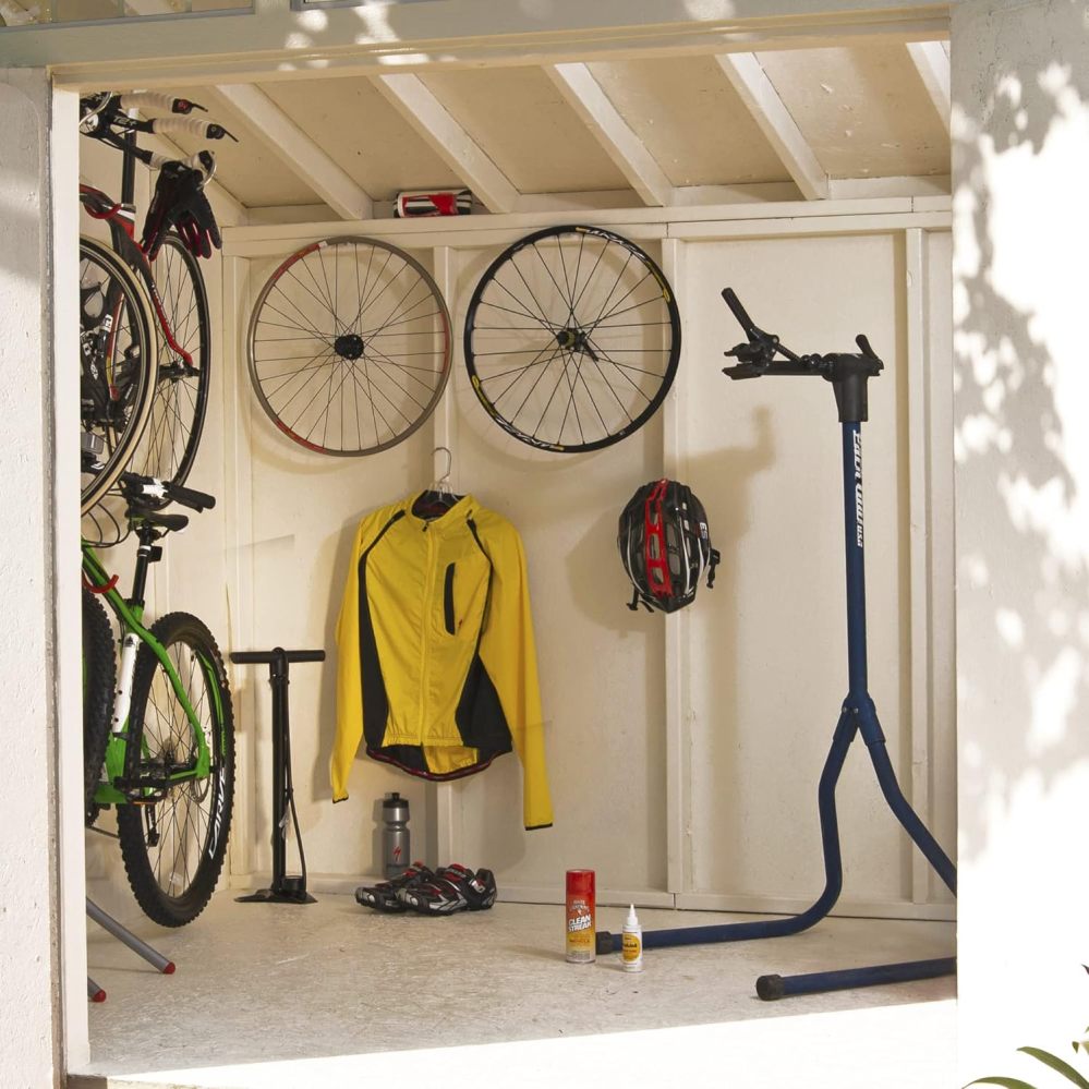 Handy Home Products Palisade 12x8 DIY Wooden Storage Shed (With Floor