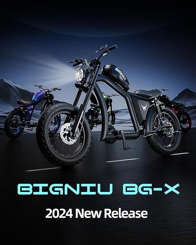 BG-X Electric Bike for Adults 1500W Brushless Motor with 48V/31.5Ah Battery, 34+ MPH Up to 40 Miles Range 20