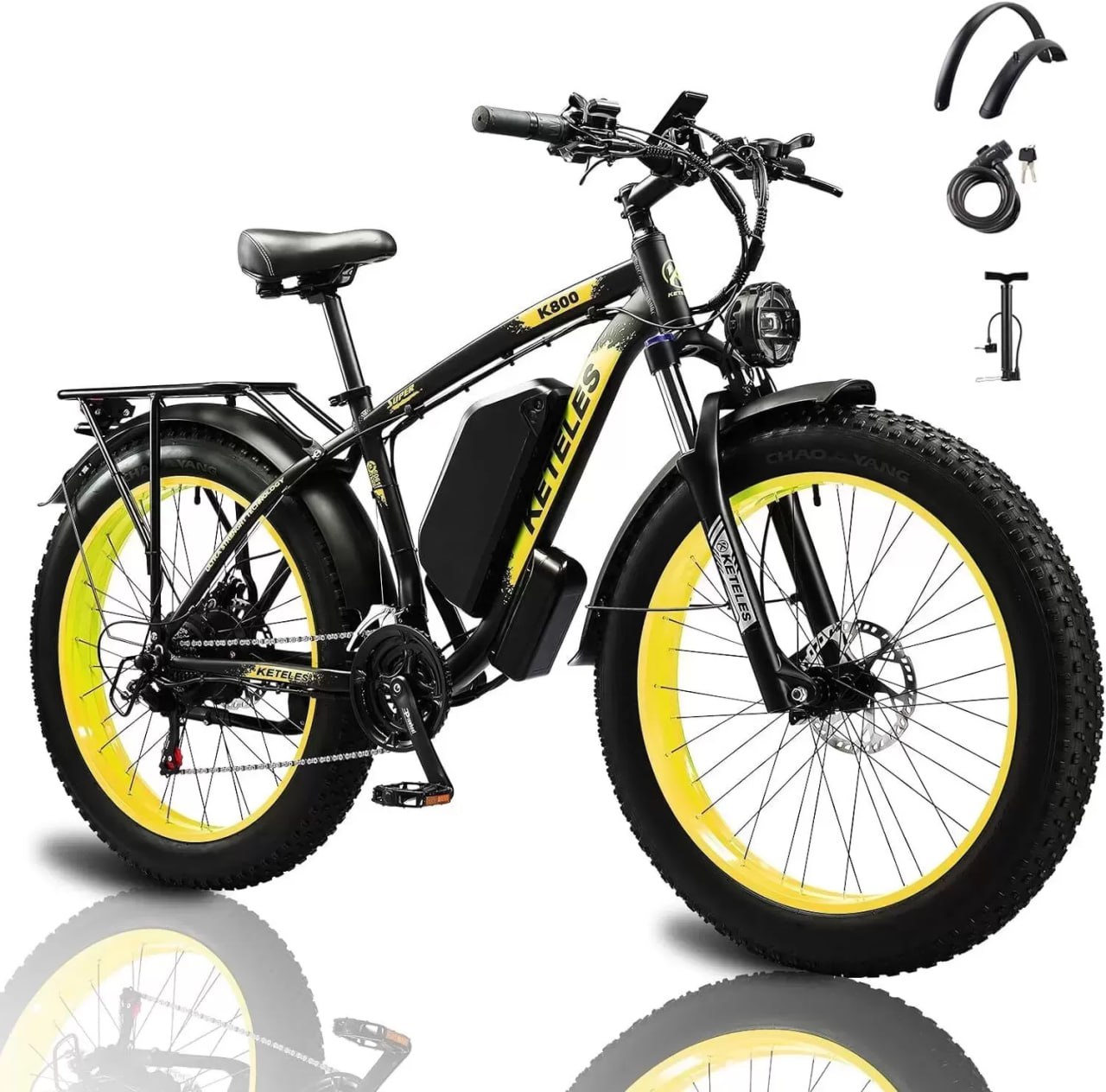 ✨ELECTRIC BIKE FOR ADULTS,1000W ELECTRIC BICYCLES 48V17.5AH 27MPH FAT TIRE ELECTRIC BICYCLE 26