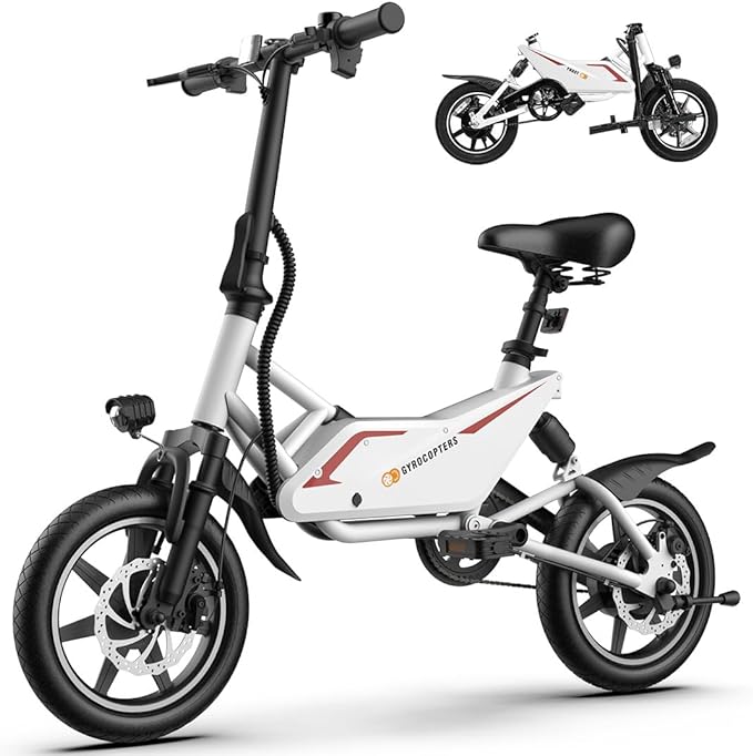 Frost Electric Bike for Adults/Teens 13+ | UL2849 Safe Folding Ebike 350W Brushless Motor | 14-inch Tires Compact Bike | 36V Speed up to 25kmph/15.5mph Long Range PAS up to 60km/37miles