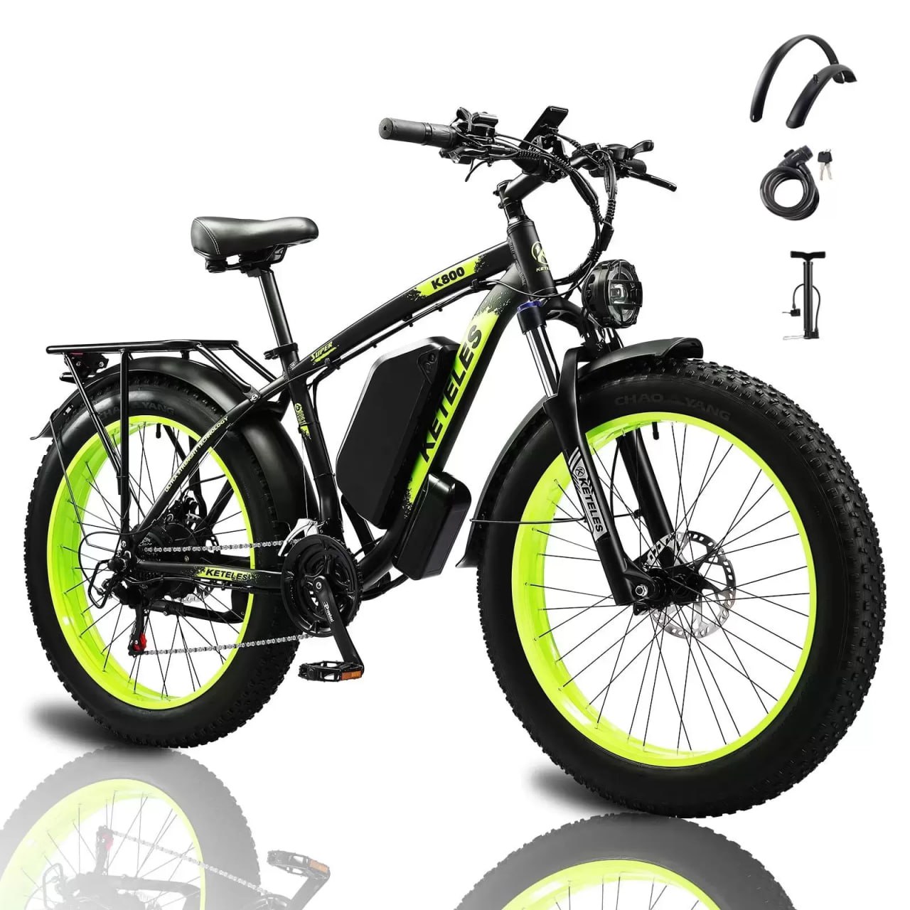 ✨ELECTRIC BIKE FOR ADULTS,1000W ELECTRIC BICYCLES 48V17.5AH 27MPH FAT TIRE ELECTRIC BICYCLE 26
