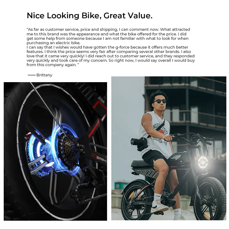 Motocicleta eléctrica ZM, 48V40AH, motor de 750W, alcance máximo de 160 millas, velocidad de 20 mph, adecuada para hombres y mujeres adultos, económica, rápida y conveniente, es la mejor opción para viajes