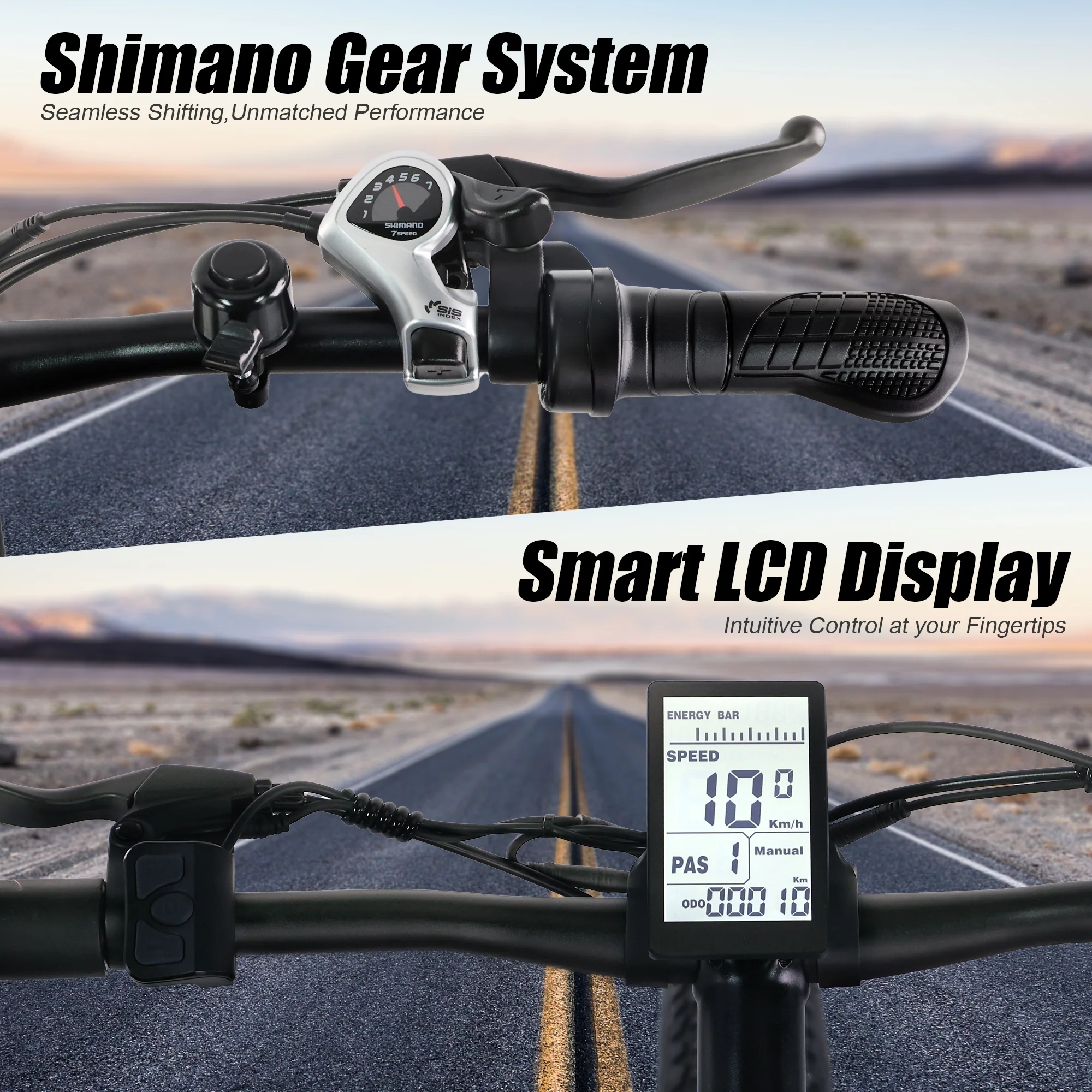 VARUN E Bikes - Peak 750W Ebikes for Adults - Fat Tire Electric Bike Up to 25MPH 60+ Miles with 48V 13AH Removable Battery - 26